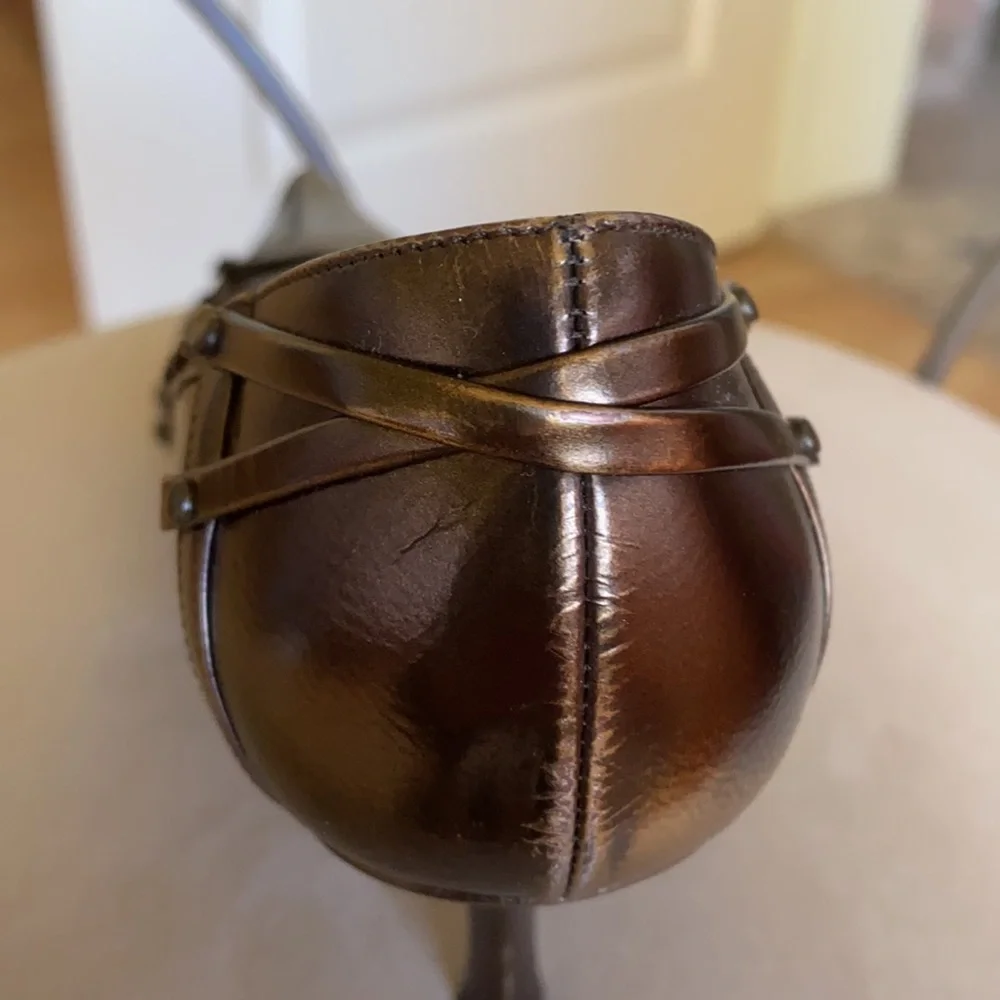 “Gunmetal”  heels. Made in Italy. - Picture 7 of 12